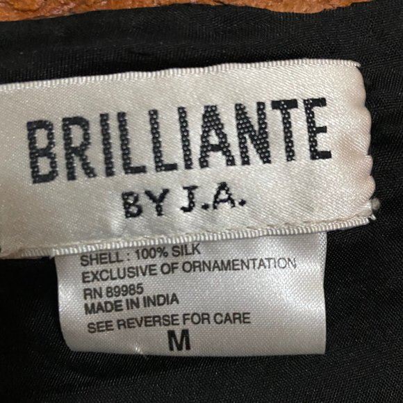 Silk Beaded Sequin Jacket MEDIUM Brilliante by JA - Picture 3 of 5